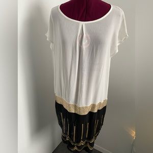 Gatsby style dress sz M chiffon